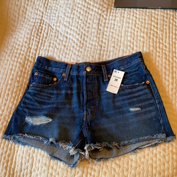 Levi's Pants - Levi’s 501 Button Fly Jean Shorts W28